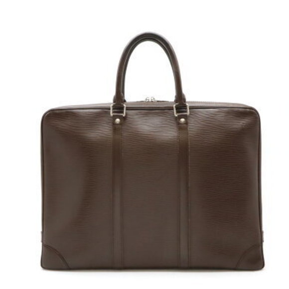 Louis Vuitton Epi Leather PDV Porte Document Voyage Briefcase Bag Brown - Picture 1 of 8